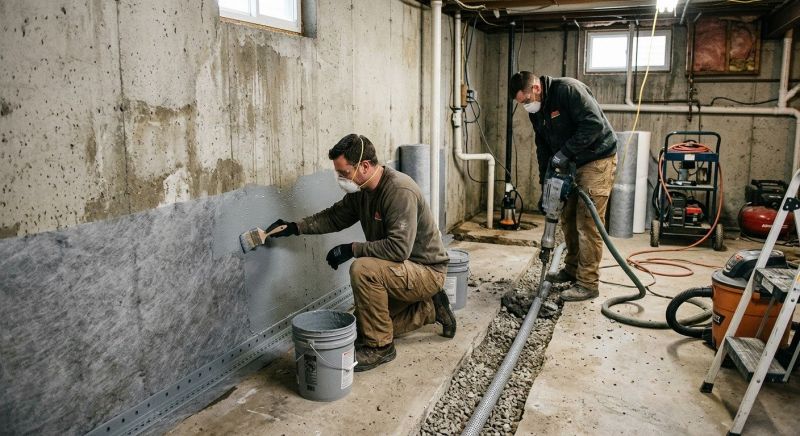 Basement Concrete Sealing in Columbus, OH
