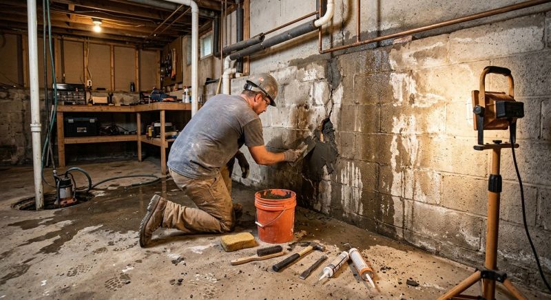 Basement Seepage Repair in Sarasota, FL