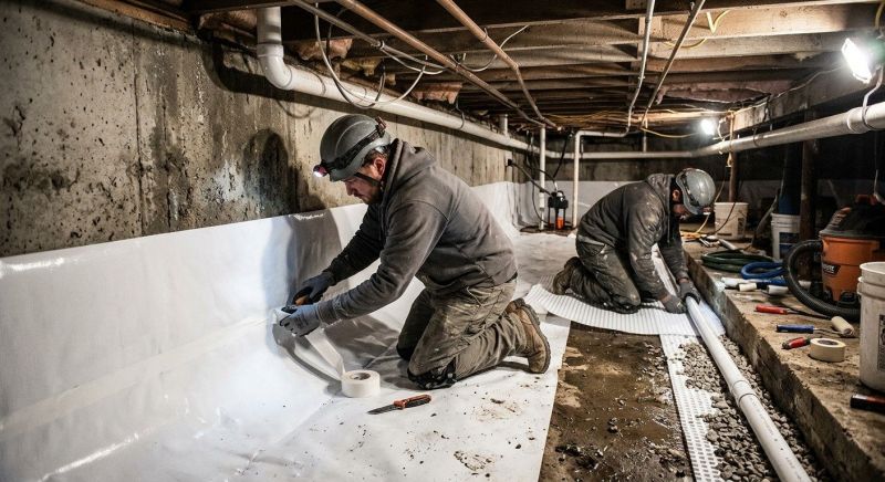 Basement Walls Waterproofing in Birmingham, AL