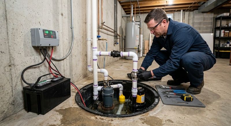 Sump Pump Plumbing in Mobile, AL
