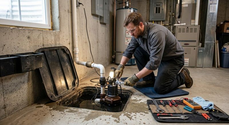 Sump Pump Plumbing in Boston, MA