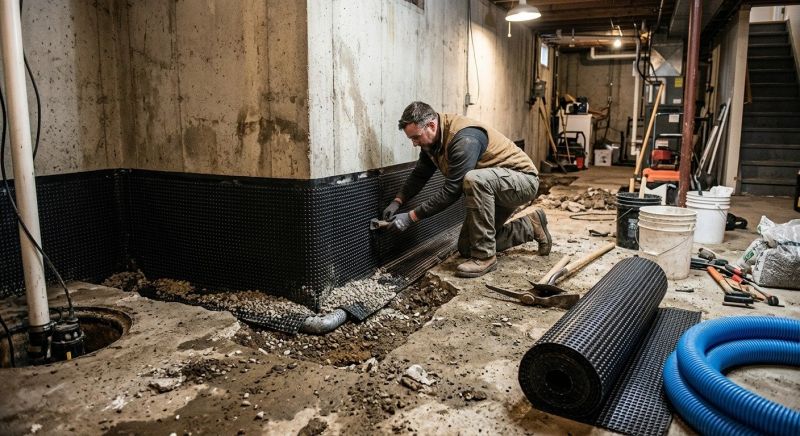 Wet Basement Solutions in Montgomery, AL