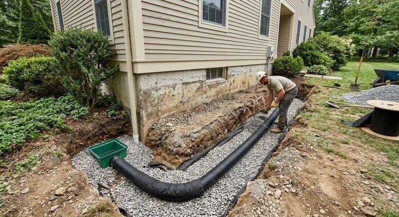 Yard Drainage Installation in Birmingham, AL